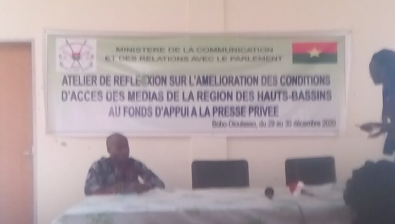 Bobo-Dioulasso: Des échanges pour   permettre aux  patrons de la presse privée de bénéficier du financement du FAPP