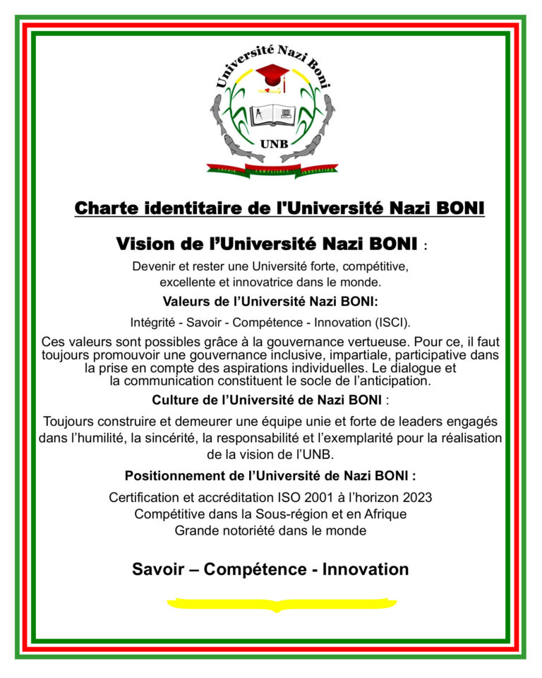 UNB: Rétrospective