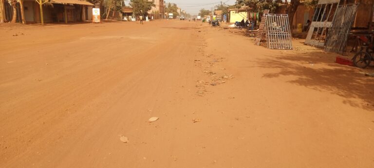 Reprofilage des voiries de Bobo-Dioulasso, probables difficultés respiratoires !